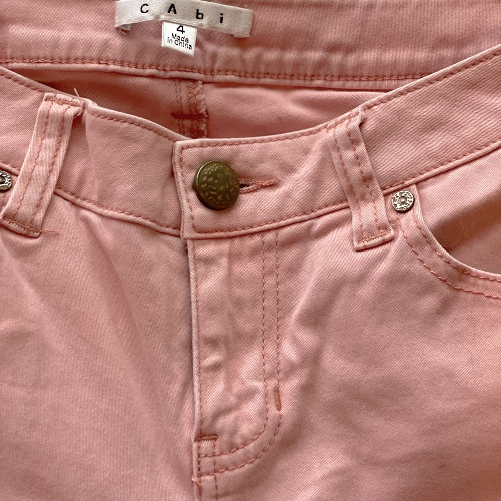 Cabi size 4 jeans - dusty pink